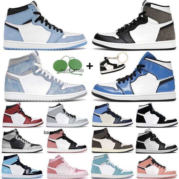 2026 Casual women men basketball shoes 1s 1 mocha black white green chicago obsidian Turf Orange university blue gold top 3 outdoors comfortable