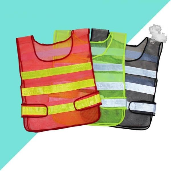 Household Sundries Reflective Vest Safety Clothing Hollow Grid Vests High Visibility Warning Safety Working Construction Traffic SN489