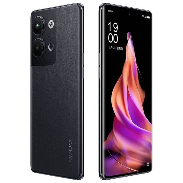 Original Oppo Reno 9 Pro 5G Mobile Phone Smart 16GB RAM 256GB 512GB ROM MTK Dimensity 8100 Max 50.0MP AI NFC Android 6.7" AMOLED Curved Screen Fingerprint ID Face Cellphone