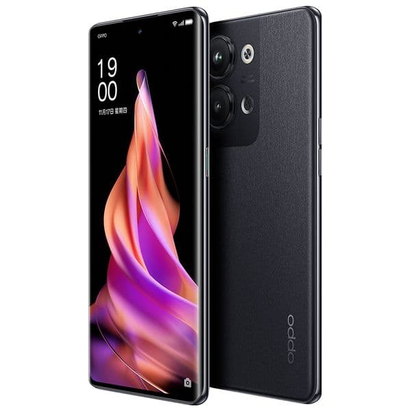 Original Oppo Reno 9 Pro 5G Mobile Phone Smart 16GB RAM 256GB 512GB ROM Dimensity 8100 Max 50MP NFC 4500mAh Android 6.7" 120Hz Curved Screen Fingerprint ID Face Cellphone