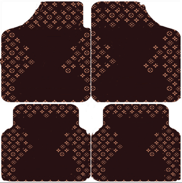Carpets General Cars Foot Mat Fashion Cartoon Logo Car Foots Mat Pedal Mat Four Seasons Suede Non-Slip Washable