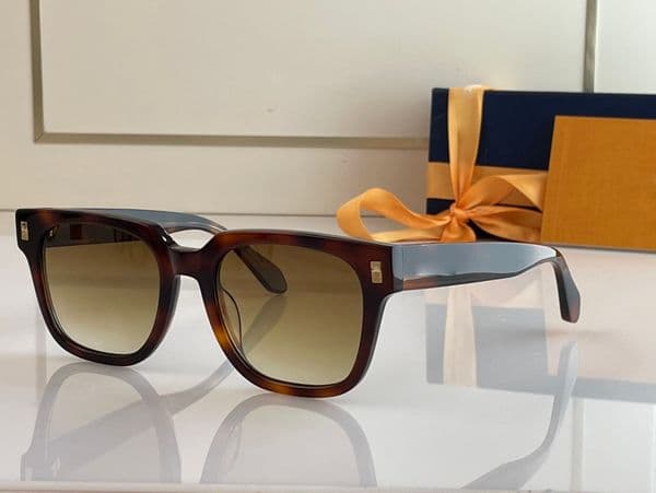 Fashion LOU VUT cool sunglasses New mirror frame classic model square cat eye black Z1496W mens optical prescription eyeglasses womens sunglass beige transparent
