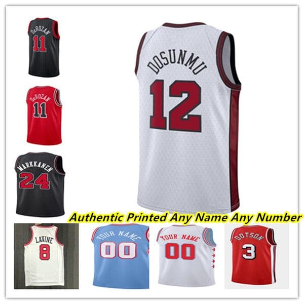 Hot Printed Chicago City Edition Basketball Jerseys DeMar DeRozan Lonzo Ball Zach LaVine Nikola Vucevic Ayo Dosunmu Patrick Williams 23 Michael 91 Rodman 33 Pippen