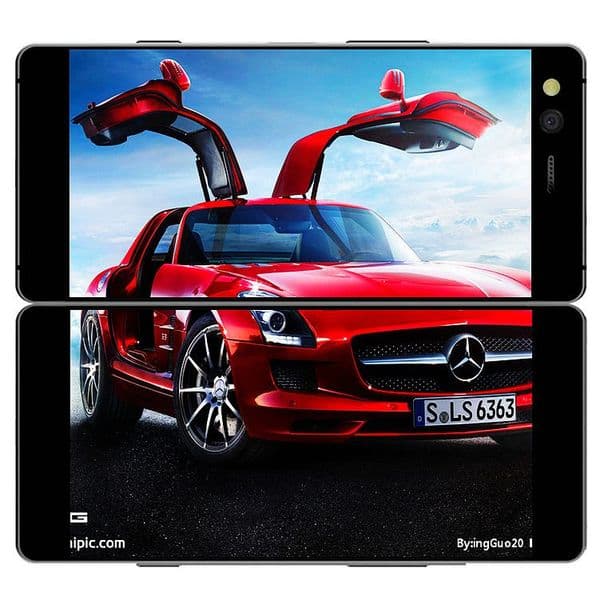 Original ZTE Axon M 4G Smart Cell Phone Foldable 6GB RAM 128GB ROM Snapdragon 821 Android 5.2" Folded Screen 20.0MP Fingerprint ID OTA Mobile Phone