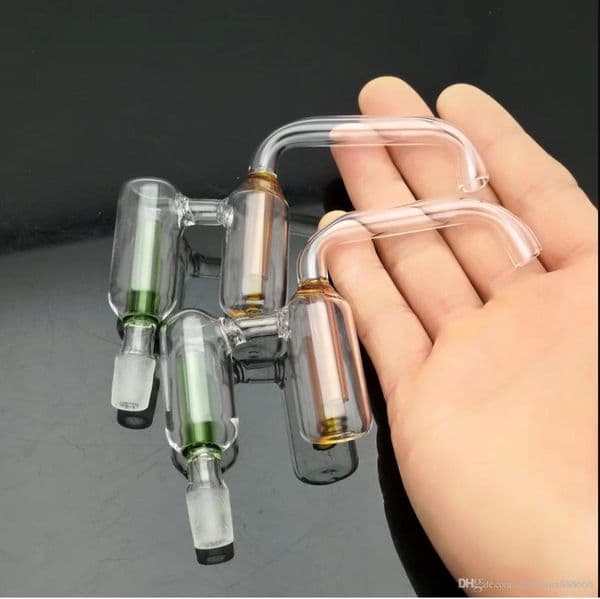 Color double filter glass slide Glass bongs Oil Burner Glass Water Pipe Rigs Smoking