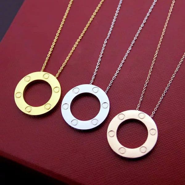 Designer Carttierr Jewelry Fashion necklace womens pendant necklace 18k gold necklace mens love gift for women quality letter
