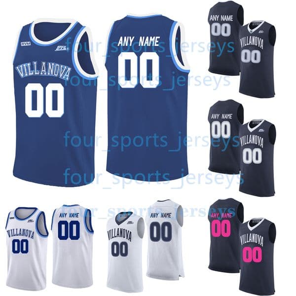 Custom NCAA College Villanova Wildcats Basketball Jalen Brunson Kyle Lowry Kris Jenkins Josh Hart Donte DiVincenzo Ryan Arcidiacono Mikal Bridges Butler Kittles