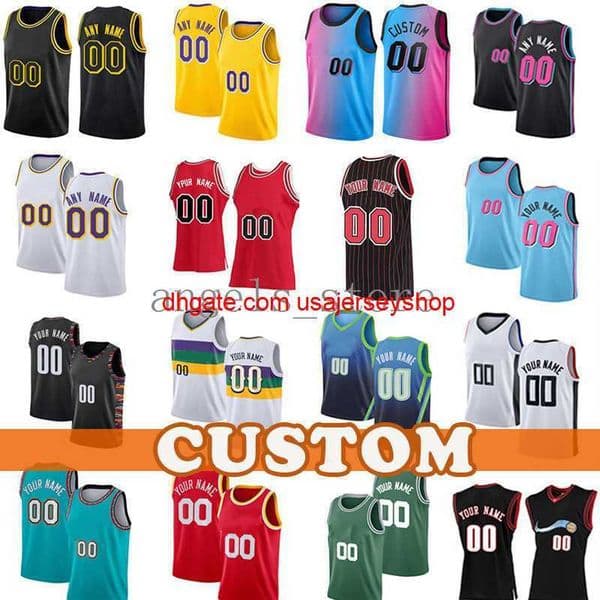 Custom Basketball Jersey New Retro Mesh Mens Jerseys Dennis 17 Schroder Avery 11 Bradley Coby 0 White Marc 14 Gasol