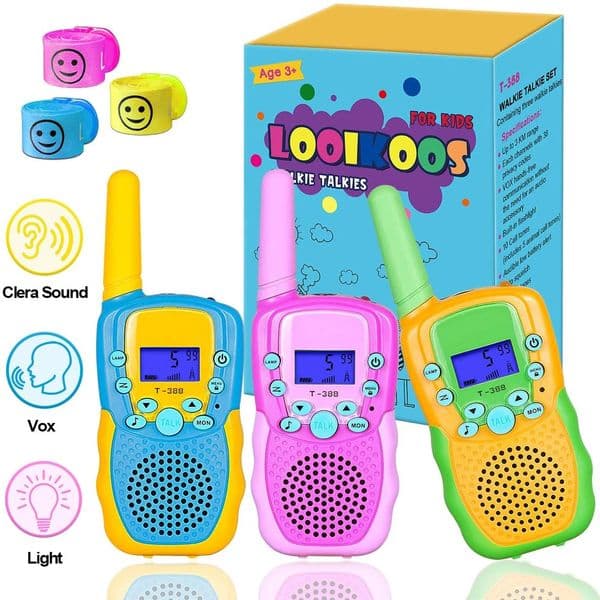 2PCS Portable Walkie Talkie Kids Celular Toys Handheld Transceiver Phone Radio Interphone Children Mini Talkie Walkie Gifts