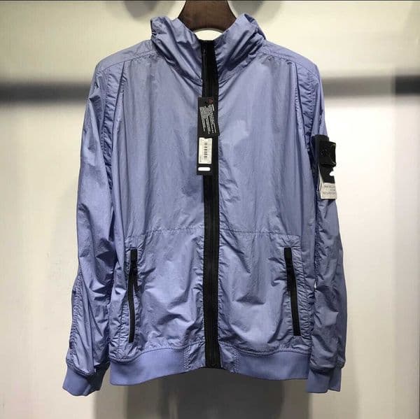 Men's Jackets Designer Pocket Stones Jacket Long Sleeve Zipper Badges Men Casual Coat Windbreaker Embrodiery Mens Shirts Goggle Jacket