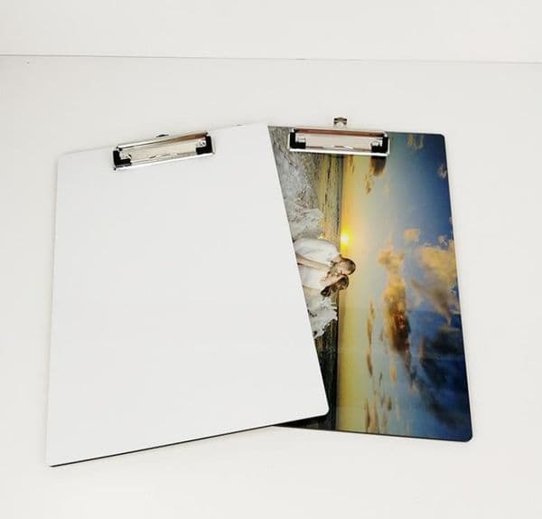 Sublimation A4 Clipboard Recycled Document Storage Holders White Blank Profile Clip Letter File Paper Sheet Office Supplies SN106