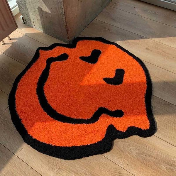 LAKEA Twisted Smile Plush Carpet Rug Purely Handmade Soft Suitable for Room Decor Fluffy Carpets Bedroom Bathroom Independent De T221105