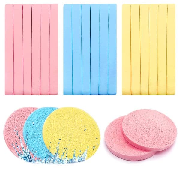 Compressed Cleaning Sponge Facial Clean Washing Pad Sponge Face Care Cleansing Makeup Remover Tools