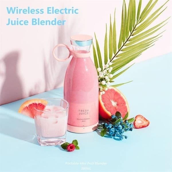 Travel Portable Blender 350ML Mixeur Wireless Rechargeable Mini USB Juicer Cup Fruit Mixer Juicers Bottle Smoothie ctor 221105