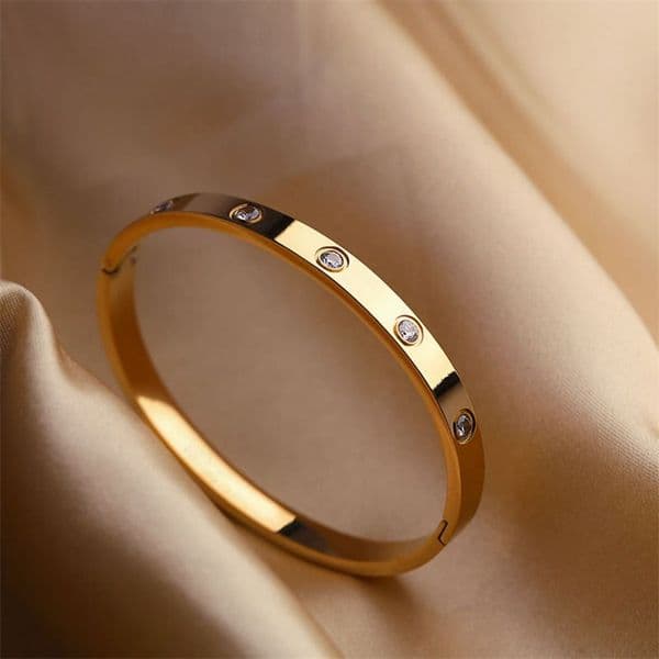 bangle Nail Bracelet Designer Bracelets Jewelry For Women Fashion popular Bangles Titanium Steel Alloy Vacuum gold plating Craft 2022 new