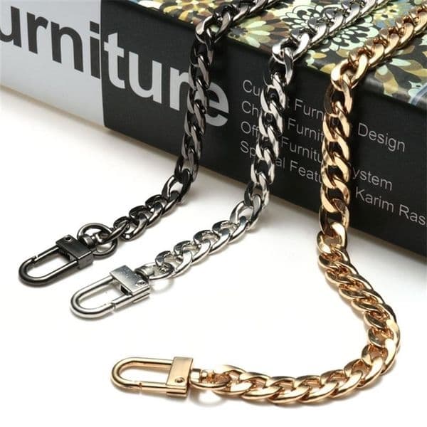 Bag Parts Accessories High Quality Chain Strap Handle Shoulder Crossbody Handbag Metal Replacement Chains 221114
