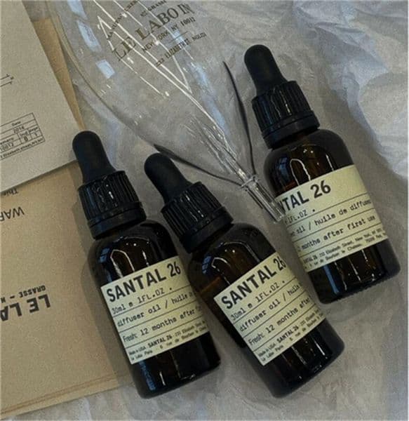 Le bo 30ml Pure Pnt Essential Oils For Humidifier Diffusers Mint Santal 26 Nature Oil