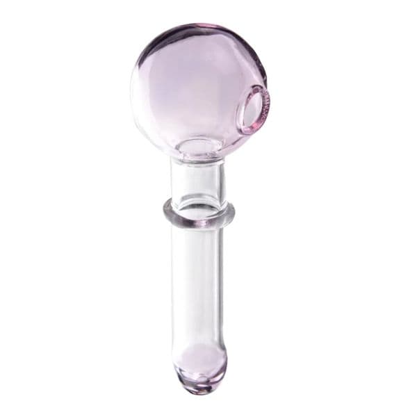 2025 new Bamboo Joint Shape Smoking Oil Burner Pipes Glass Burners Bubbler Straight Pyrex Hand Wax Pipe Colors