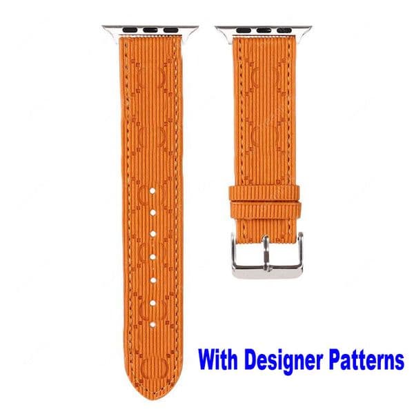 Luxury WatchBands Compatible with Apple Watch Band 38mm 40mm 41mm 42mm 44mm 45mm G Designer Retro Leather Band Strap Classic Bands Buckle for iWatch Series SE 7/6/5/4/3/2/1