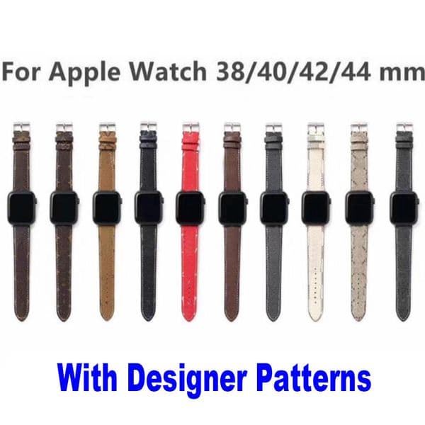 Luxury Designer Sport Band Straps for Samsung Galaxy Watch 4 40mm 44mm Classic 42mm 46mm 41mm 45mm Active 2 gear s2 20mm Silicone Replacement Soft Strap Women Men Strap