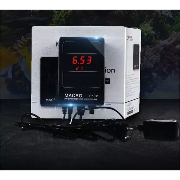 Other Aquarium Fish Macro Aqua PH Controller With A Temperature pH Monitor wProbe BNC Connector Auto Calibration 221119