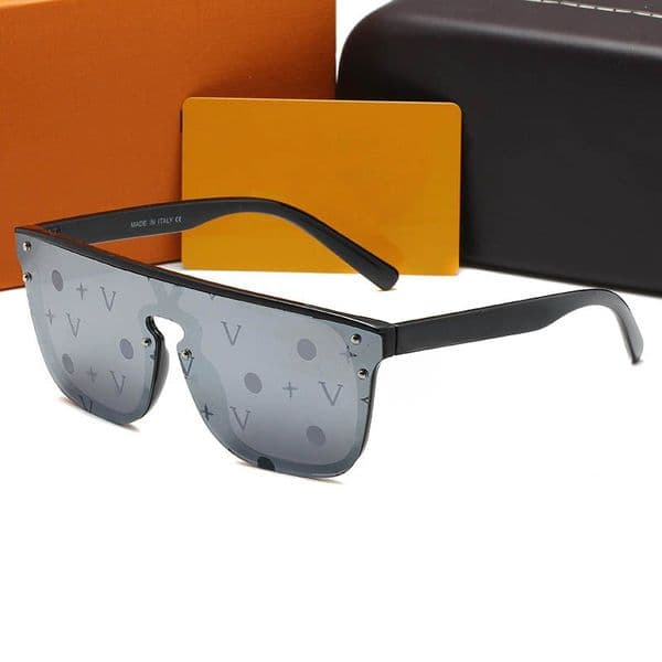 Rimless Designer Sunglasses for Women and Men Original Eyeglasses Outdoor Shades PC Frame Fashion Polarized Classic Lady Mirrors Eyewear Glasses Unisex 9 colors