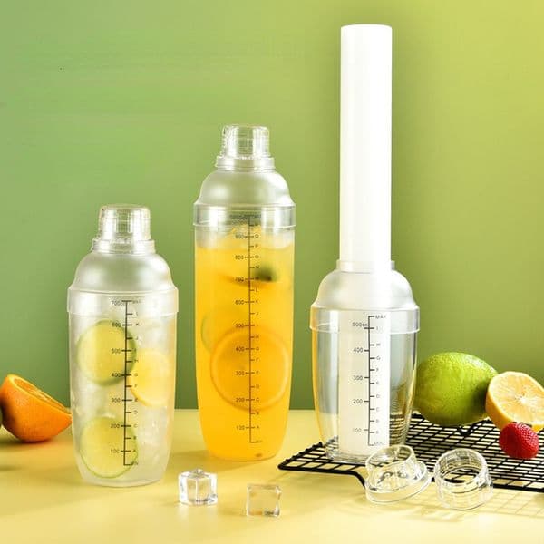 Bar Tools Lemon Snowg Cup Allinone Multipurpose Set Tool Shaker Milk Tea Shop Shake Cup PC Resin Snowg Kettle Cocktail Shaker 221121