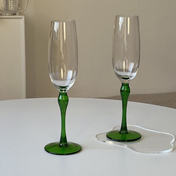 Wine Glasses French Vintage Champagne Cup Home Sweet Wine Glass Emerald Bubble Glass Cocktail Tequila S Goblet Classical Elegant 221124