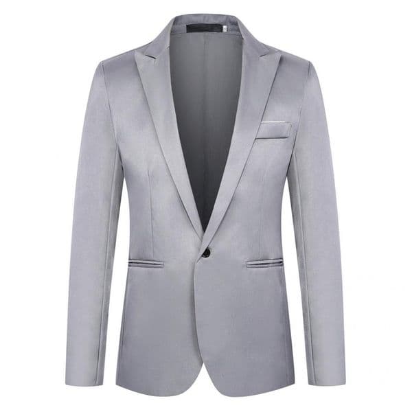 Mens Suits Blazers Classic Coat Type Long Sleeve Formal Blazer Single Button Lapel Jacket 221123