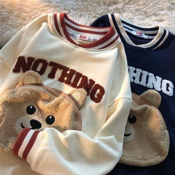 Women's Hoodies Sweatshirts Women Sweetshirt Autumn Winter Kawaii Hoodie Oversized Harajuku Embroidery Streetwear Zipper Big Pocket Pullover Top 221129