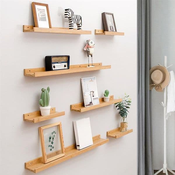 Novelty Items Corner Wall Stand Floating Display Shelf Hanging Floating Shelf Wooden Corner Shelves Wall Storage Shelves 221129