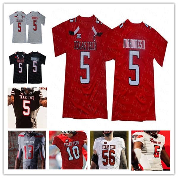 Texas Tech TTU College Football Jerseys Donovan Smith Behren Morton Tahj Brooks SaRodorick Thompson Myles Price Jerand Bradley Nehemiah Martinez I Loic Fouonji