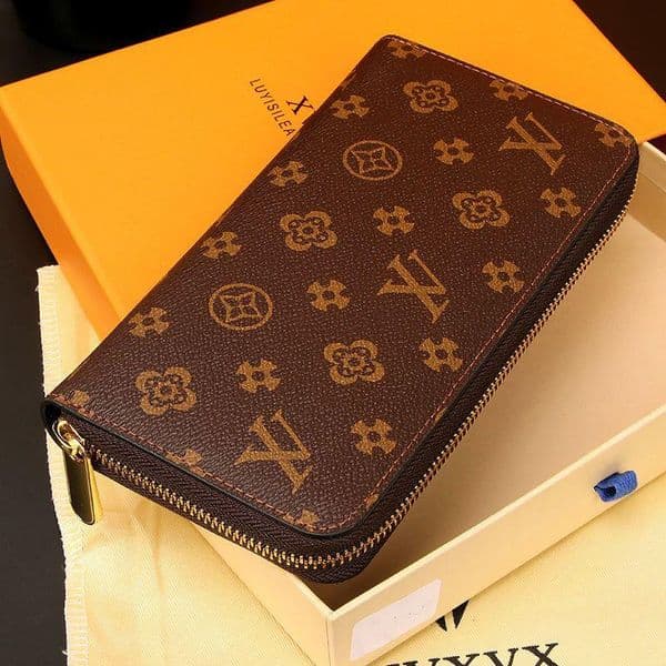 Designers ZIPPY WALLET Soft Leather Mens Womens Fashion Long Zipper Wallets Coin Purse Card Case Holder Wih Box