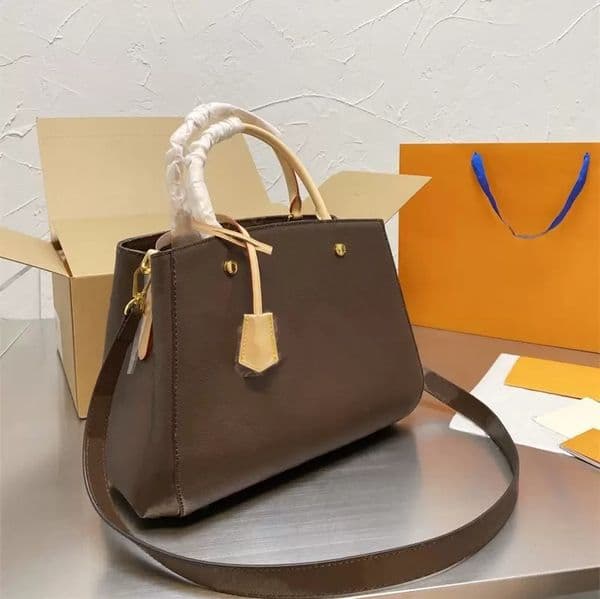 2022 colors lattice bags 2pcs set Top quality Women leather handbag ladies designer handbags lady clutch purse retro shoulder bag