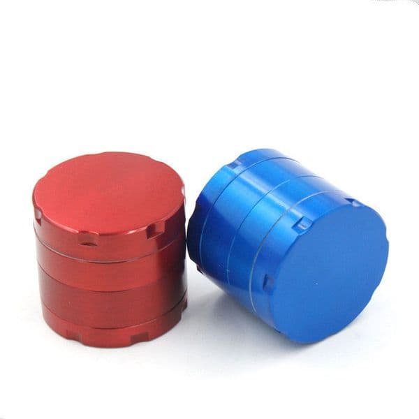 Wholesale Colorful 40mm 4layer Mini Herbal Spice Crusher Herb Grinder Zinc Alloy Metal Custom OEM ODM Tobacco Grinders For smoking