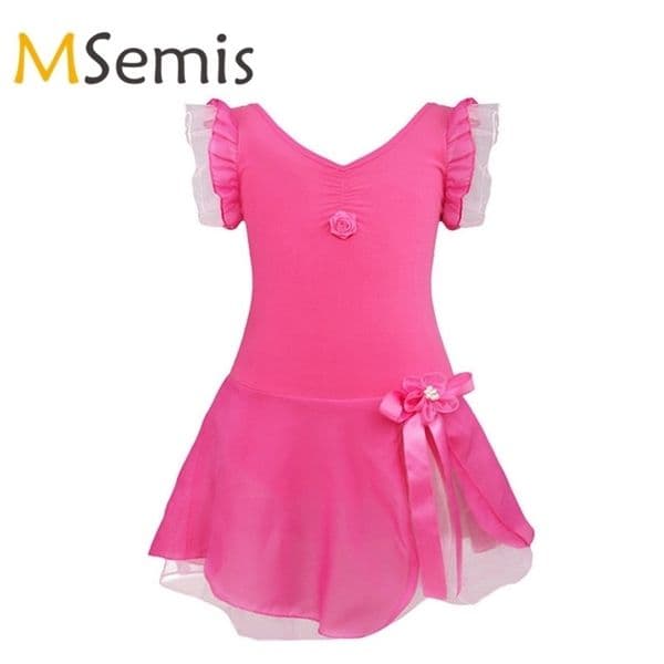 Dancewear Kids Girls Ballet Dress Swimsuit for Dancing Tutu Leotard Fancy Costume Girl Gymnastics Ballerina Clothing 221007