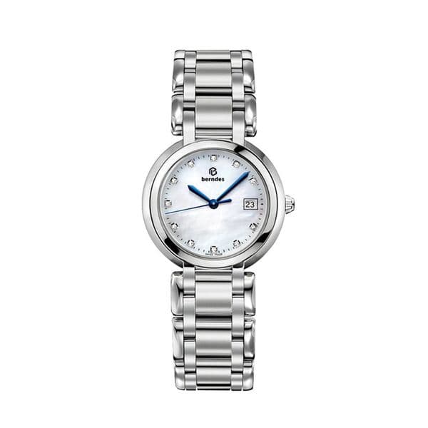 Fashion ladies' watches with quartz movement, stainless steel material, sapphire glass, deep waterproof