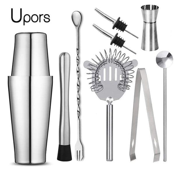 Bar Tools UPORS Boston Shaker Professional Stainless Steel Bartender Wine Cup Cocktail Mixer Martini Cocktail Shaker Bar Set 221008