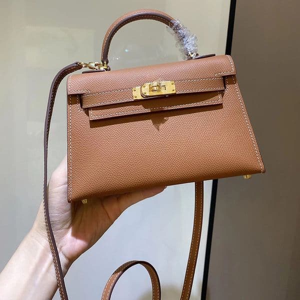 10A mirror quality women purse Designer Gold Silver metal Handmade Epsom calfskin Luxury Handbag classic fashion togo leather Crossbody Bag clutch Tote bag