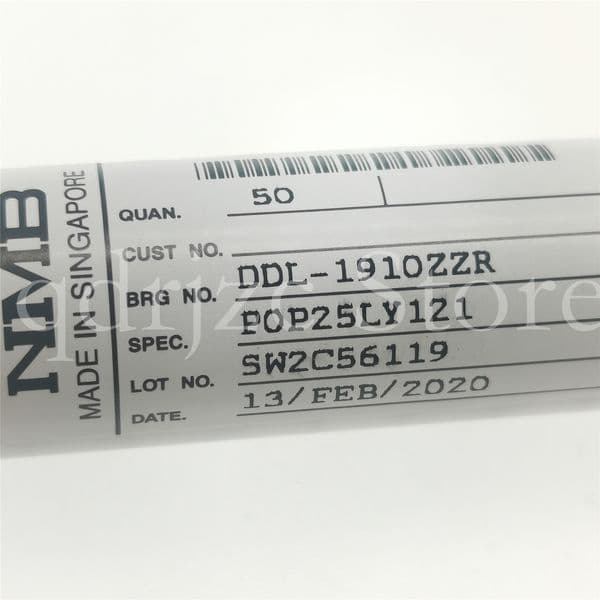 10 pcs NMB micro ball bearing DDL-1910ZZRP0P25LY121 63800HZZ W63800-2Z SS63800ZZ 10mm X 19mm X 7mm