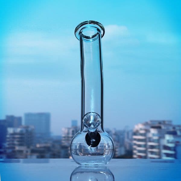 15cm height Small Water Bongs percolator water pipes Bubbler Hookahs smoking glass pipe recyler oil unique bong with 14mm bowl