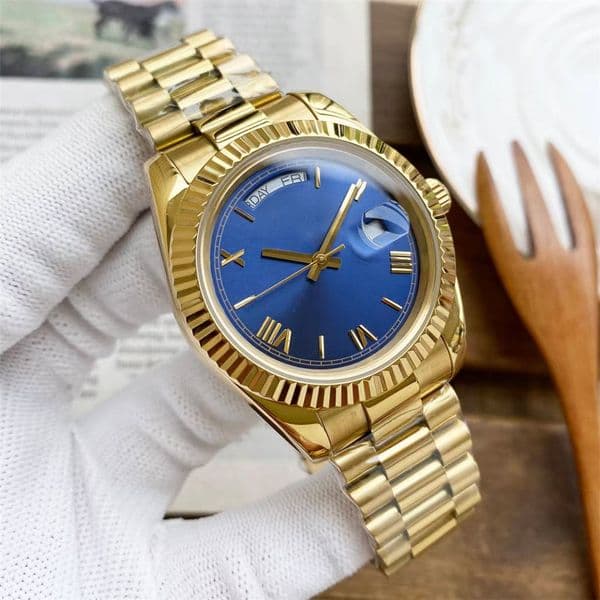Men's automatic mechanical watch 40mm 904L all stainless steel designer sapphire glass super luminous waterproof montre de lux