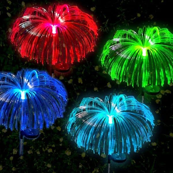 Solar LED Jellyfish light Lawn Lamp Outdoor Waterproof Landscape Light For Yard/Pathway/Garden/Holiday Decor Atmosphere Decorations wly935