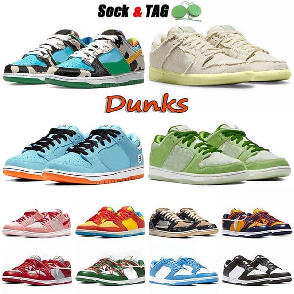Designer Sport Outdoor Shoes Sport Panda football Black White Mummy Phillies Graffiti Triple Pink Easter University Unc Blue Big Basketball