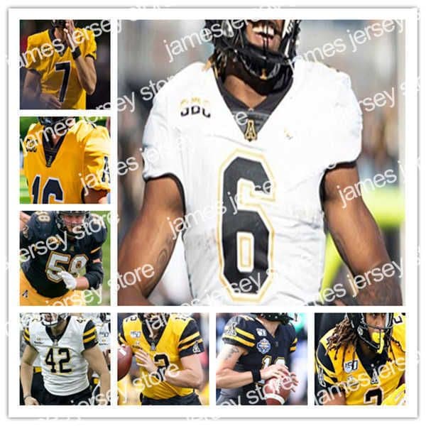 American College Football Wear Custom Appalachian State Mountaineers College Football Jersey Chase Brice Nate Noel Camerun Peoples Corey Xavier Sutton Thomas Hen