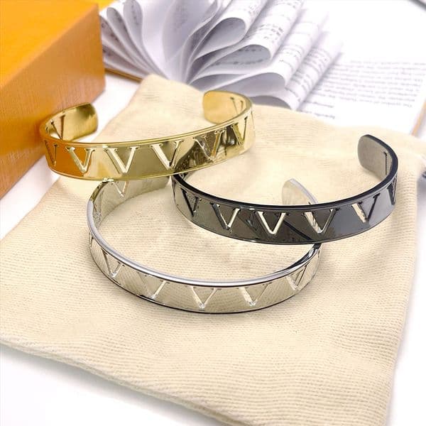 Fashion Bracelets Classic Bangle Elegant Bracelet for Man Woman Luxury Jewelry 3 Color