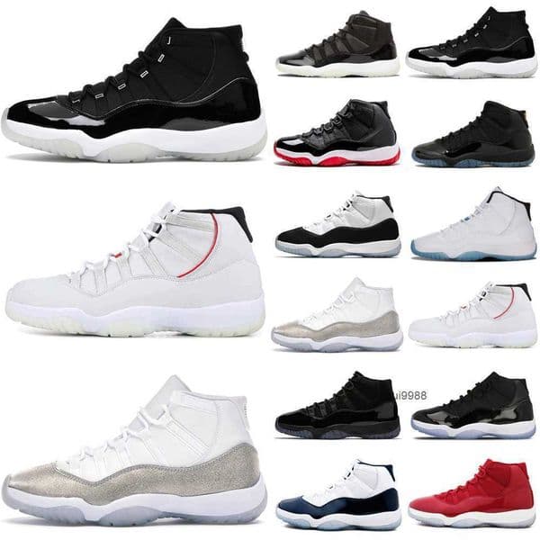 Basketball Shoes Tint Trainers Sports Sneakers Heiress Bred Concord Metallic Sliver Gamma Cap Gown Platinum High Qualtiy 11 11S Mens Women
