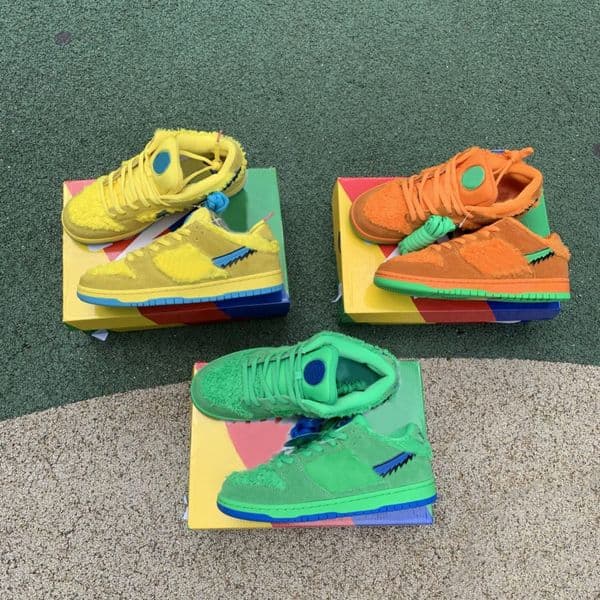 Designer Sport Outdoor Shoes Basketball Running Grateful Dead Low Orange Green Yellow Blue Pink Bear Men Women Sports football Designer Sneakers Og Basketball
