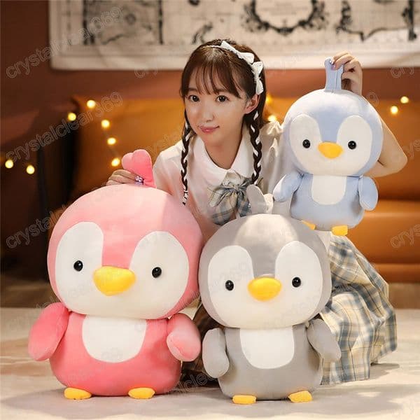 34-45CM Kawaii Penguin Plush Toy Pillow Lovely Stuffed Animals Soft Dolls For Children Christmas Gift W260306