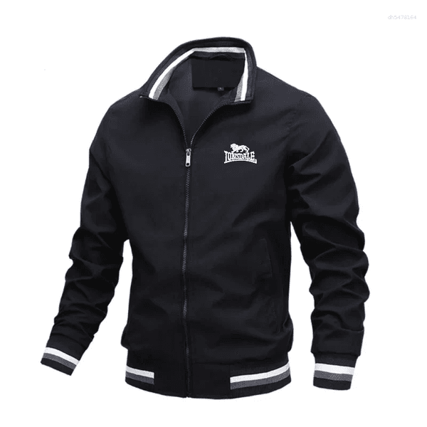 Men's Jackets High-quality Autumn And Winter Zipper Jacket Fashionable Casual Outdoor Sports Printed Pocket Top